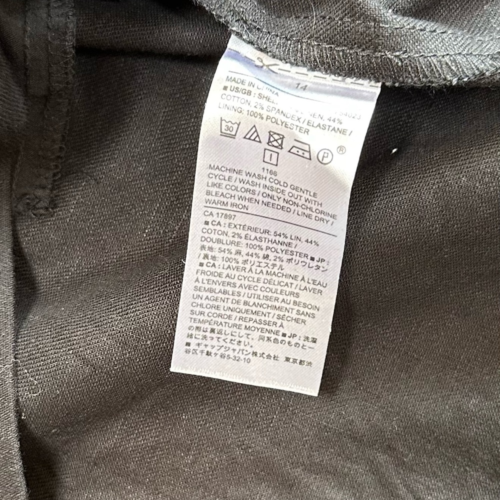 Banana Republic Black A-Line Wrap Skirt - Picture 3 of 6